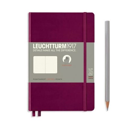 Leuchtturm1917 Leuchtturm1917 B6+ Paperback Softcover Notebook - Port Red
