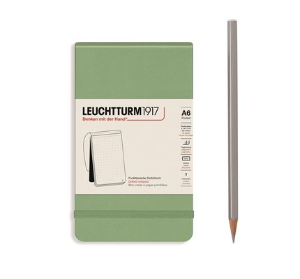 Leuchtturm1917 Leuchtturm1917 Pocket (A6) Hardcover Notepad - Sage