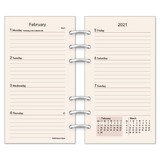 Scully Scully 2022 Six Ring Weekly/Monthly (3.75 X 6.75) Refill