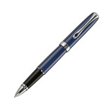 Diplomat Diplomat Excellence A2 Rollerball - Midnight Blue and Chrome