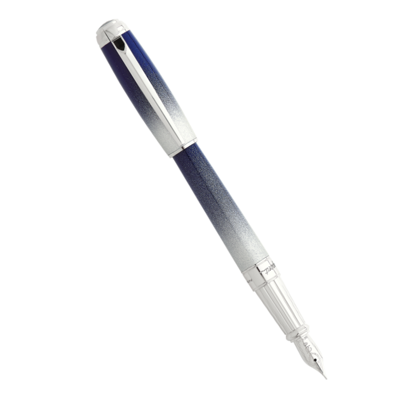 S. T. Dupont S. T. Dupont US Exclusive Line D Fountain Pen - Starburst Blue