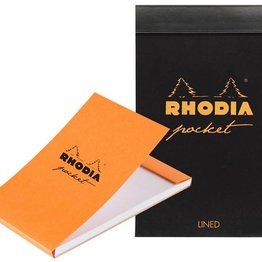 Rhodia Rhodia Pocketpad Dot (Assorted Black and Orange)