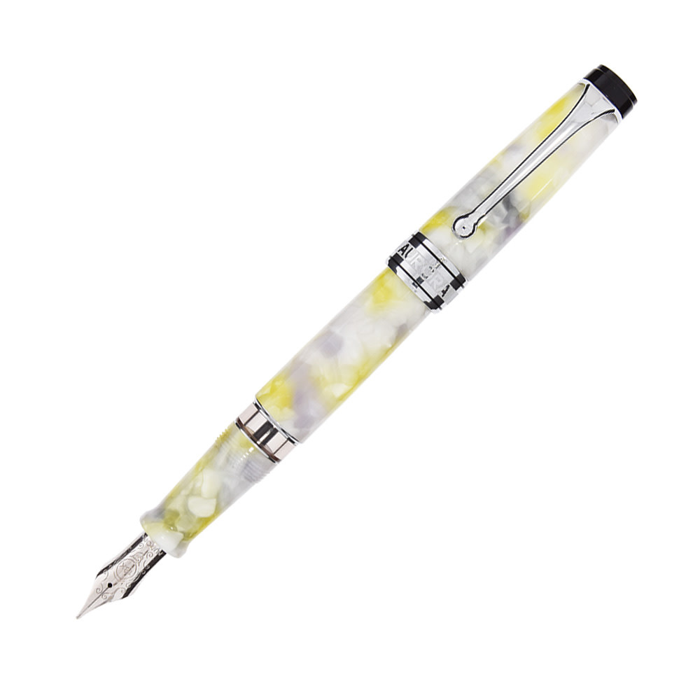 Aurora Limited Edition Optima Caleidoscopio Fountain Pen Luce Bianca