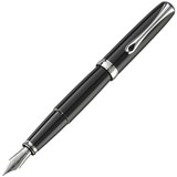 Diplomat Diplomat Excellence A2 Fountain Pen - Black Lacquer with Chrome Trim