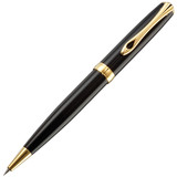 Diplomat Diplomat Excellence A2 0.7mm Mechanical Pencil - Black Lacquer with Gold Trim