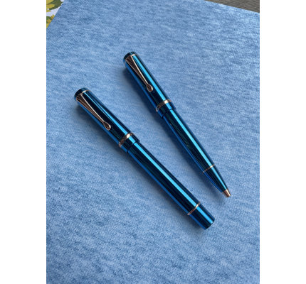 Conklin Conklin Duragraph Metal Fountain Pen - PVD Blue