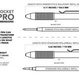 Big Idea Design Big Idea Design Ti Pocket Pro : The Auto Adjusting EDC Pen - Antique Black