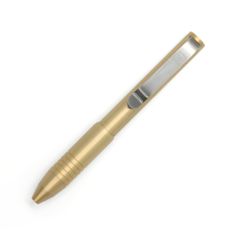 Big Idea Design Big Idea Design Pocket Pro Pen - Brass Yellow Tone