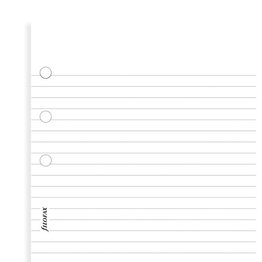 Filofax Filofax Pocket White Ruled Notepaper Refill