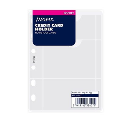 Filofax Filofax Pocket Credit Card Holder Refill