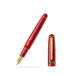 Laban Laban Rosa Fountain Pen - Passion Red