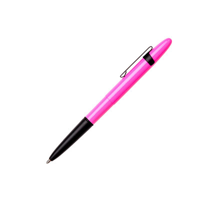 Fisher Fisher 400PKB-BCL Pink Bullet Space Pen with Matte Black Finger Grip and Clip