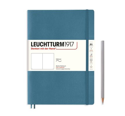 Leuchtturm1917 Leuchtturm1917 B5 Softcover Notebook - Stone Blue