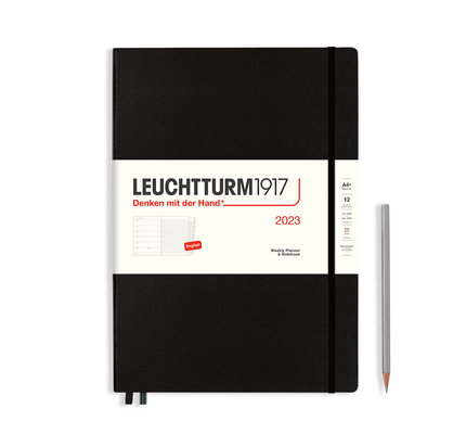 Leuchtturm1917 Leuchtturm1917 2023 Master A4+ Hardcover Weekly Planner and Notebook -