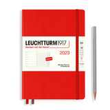 Leuchtturm1917 Leuchtturm1917 2023 Medium A5 Hardcover Weekly Planner and Notebook -