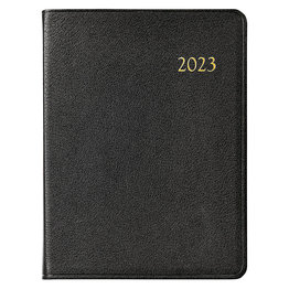 Graphic Image Graphic Image 2023 Goatskin Leather DDV Desk Diary -