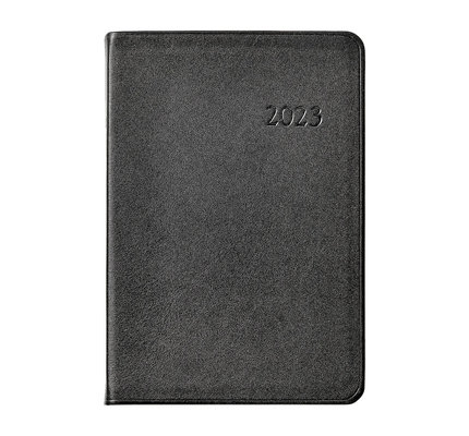 Graphic Image Graphic Image 2023 Traditional Leather AJL Daily Appointment Journal -
