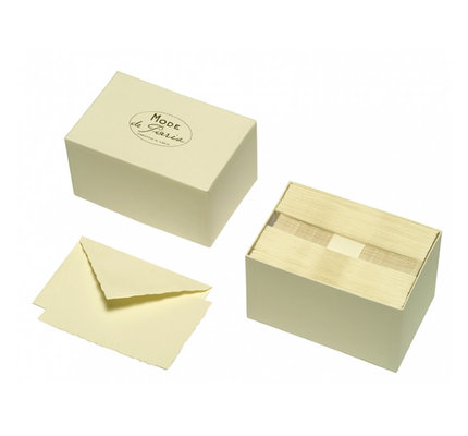G. Lalo Mode de Paris Boxed Cards and Envelopes Ivory