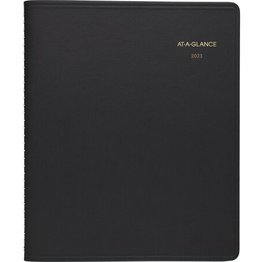 AT-A-GLANCE 2023 70-12005 Monthly Planner (7" x 8 3/4") - Black