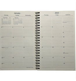 Scully Scully 2023 5009A Wirebound (6.75 x 8.75) Monthly/Weekly Refill