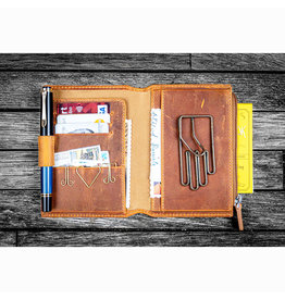 Galen Leather Galen Leather Wallet Insert for Traveler's Notebook Passport Size -