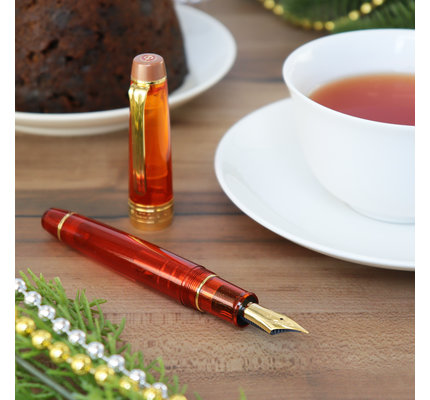 Sailor Sailor Limited Edition Professional Gear King of Pen Tea Time Fountain Pen - Christmas Spice Tea