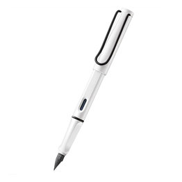 Lamy Lamy Safari Special Edition Fountain Pen - White with Black Clip