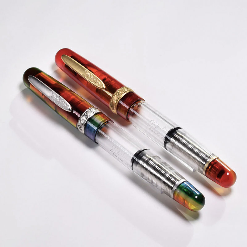 Umeki Emuleren teller Stipula Limited Edition Etruria Rainbow Fountain Pen - Prisma di Luce -  Dromgoole's Fine Writing Instruments