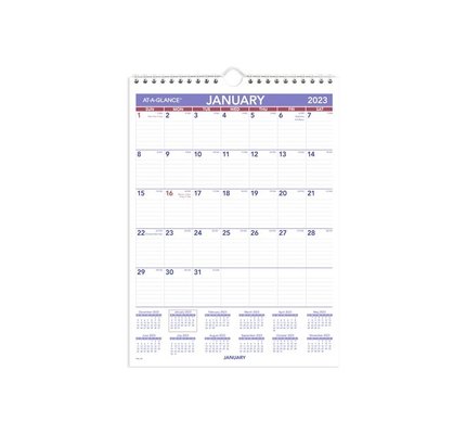 AT-A-GLANCE 2023 Dated Wall Calendar -