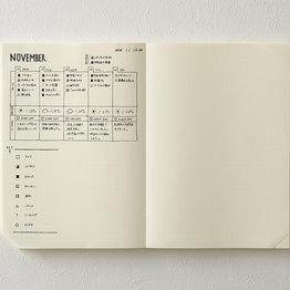 Midori MD Notebook Journal A5 Codex - Blank (1 Day, 1 Page)