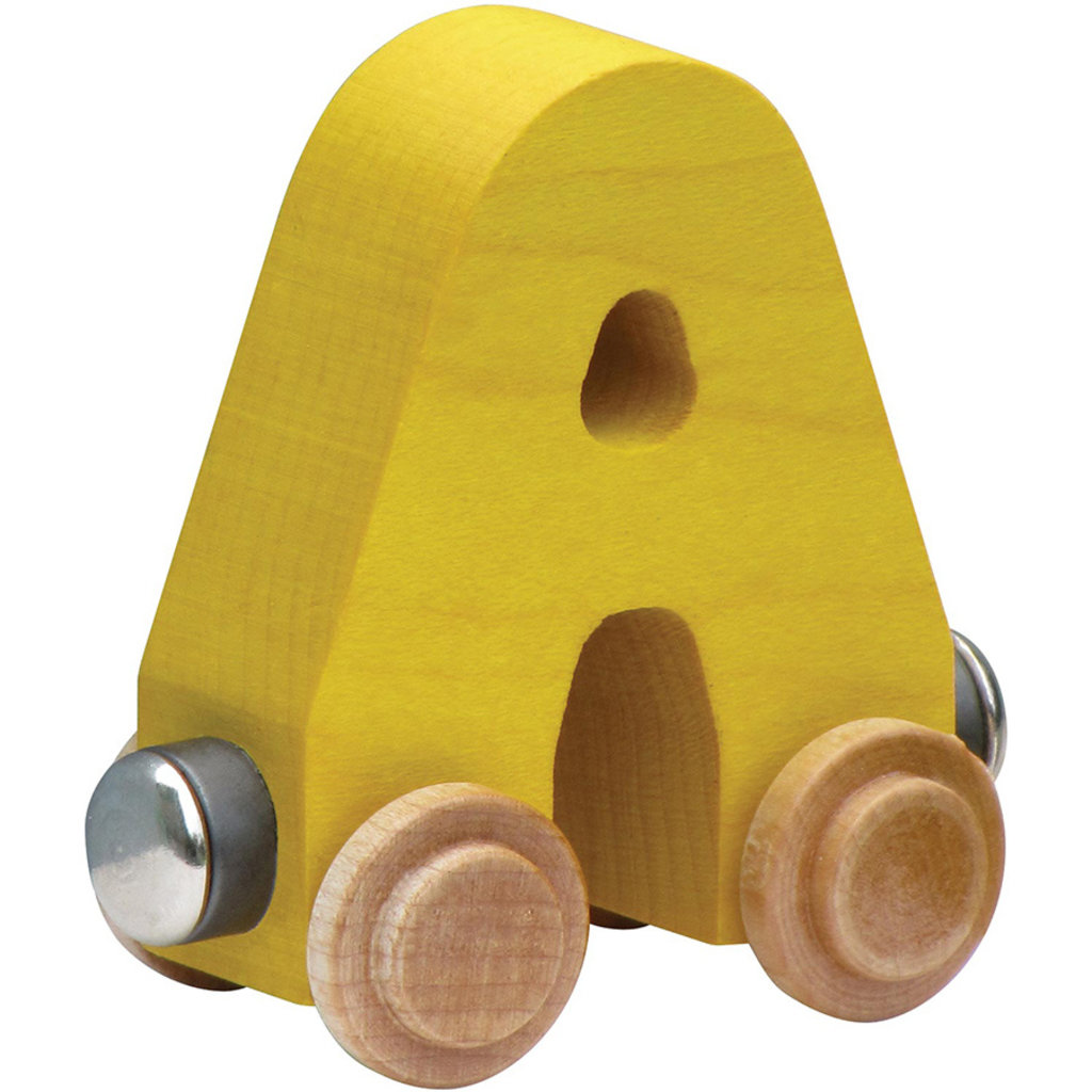 wooden name train for baby