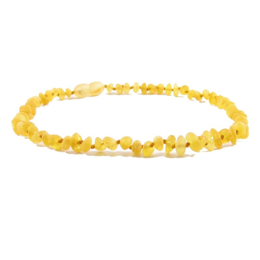 amber monkey teething necklace