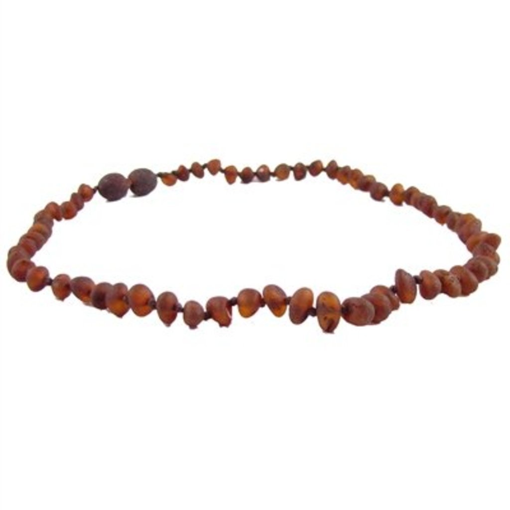 amber teething necklace clicks