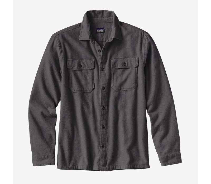 Patagonia Patagonia Men's Long Sleeved Fjord Flannel Shirt Forge Grey Patagonia Patagonia Men's Long Sleeved Fjord Flannel Shirt Forge Grey