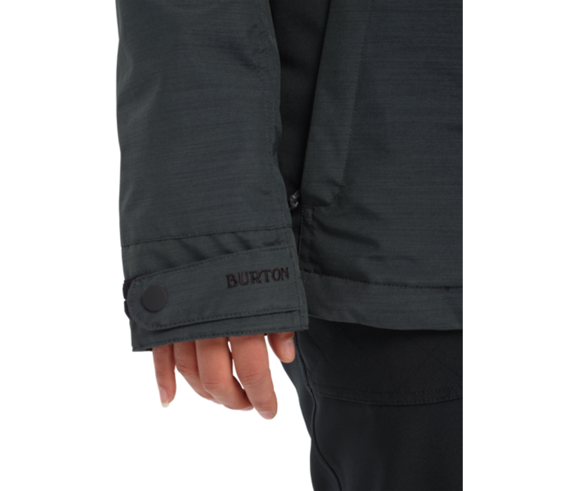 burton black blazer