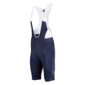 Attaquer All Day Bib Short Navy Reflective Tonal Logo