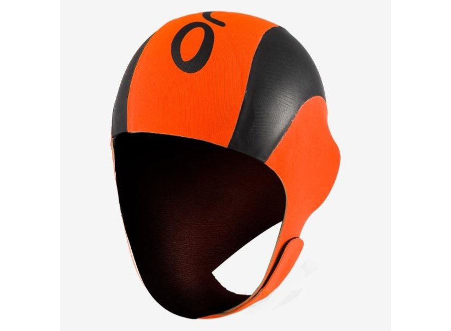 Orca Neoprene Swim Cap - Orange - Total 