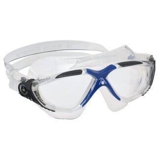 Aqua Sphere Vista Goggles: Gray/Blue with Clear Lens