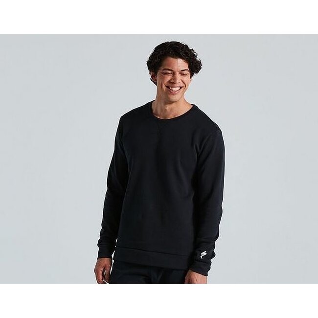 Specialized Legacy Crewneck Long Sleeve Sweater - Black