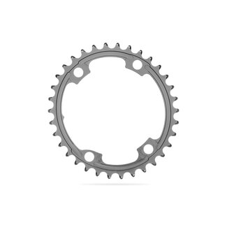 ABSOLUTE BLACK Chainring Oval Shimano R9100/8000 110BCD 4 Hole 2X