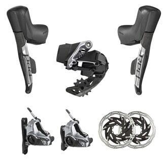 SRAM Red AXS 1X Hydro FM 2P 6B Groupset (Shifters/RD/Batt/Charger)