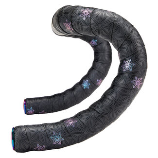 Supacaz Super Sticky Kush Galaxy Bartape – Oil Slick + Oil Slick Plugs