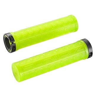 Supacaz Diamond Kush - Neon Yellow w/ Black DH Star Ringz 