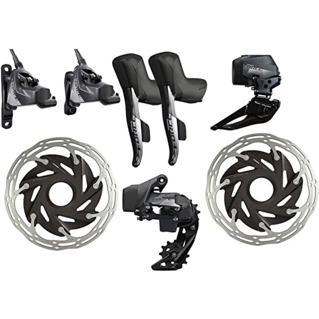 SRAM Red eTap AXS 2X HRD Flat Mount 2P Centrelock Upgrade Kit (Shifters/FD RD/Batt/Charger)