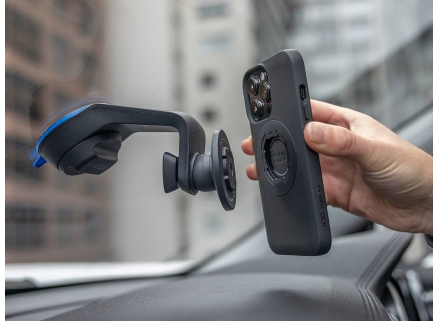 Quad Lock Car Mount / Suction Windscreen Dash Mount V5 Total Rush