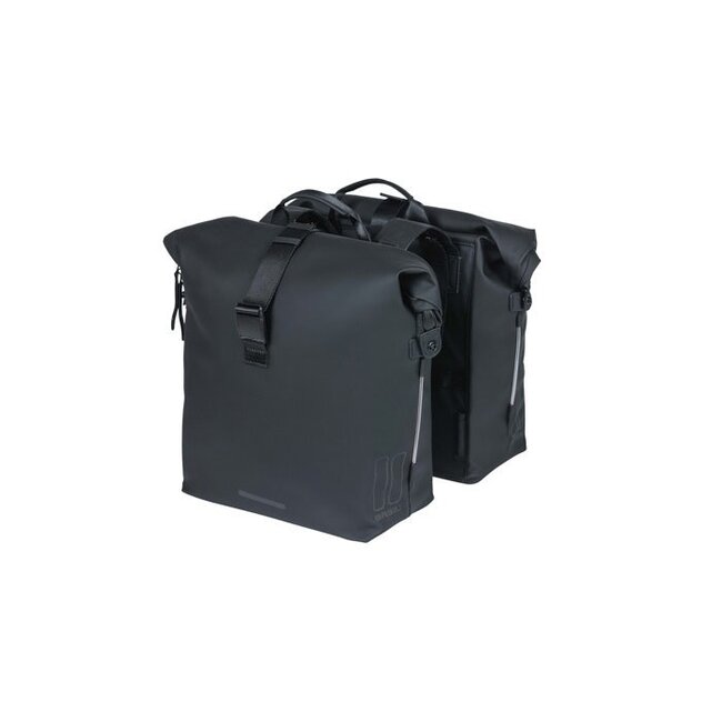 Basil Soho Double Bag Nordlicht 41L Night Black MIK Compatible