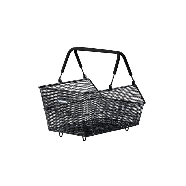 Basil Cento Rear Basket MIK Compatible Black