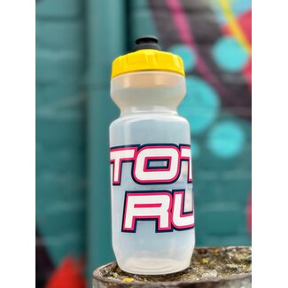 Purist Total Rush Bottle - Clear/Yellow Lid - 2023 Logo - 550ml/22oz