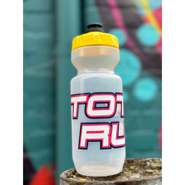 Total Rush Purist Bottle - Clear/Yellow Lid - 2023 Logo - 550ml/22oz