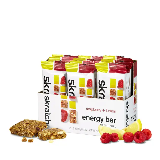Skratch Energy Bar Sport Fuel Raspberries & Lemons 50G